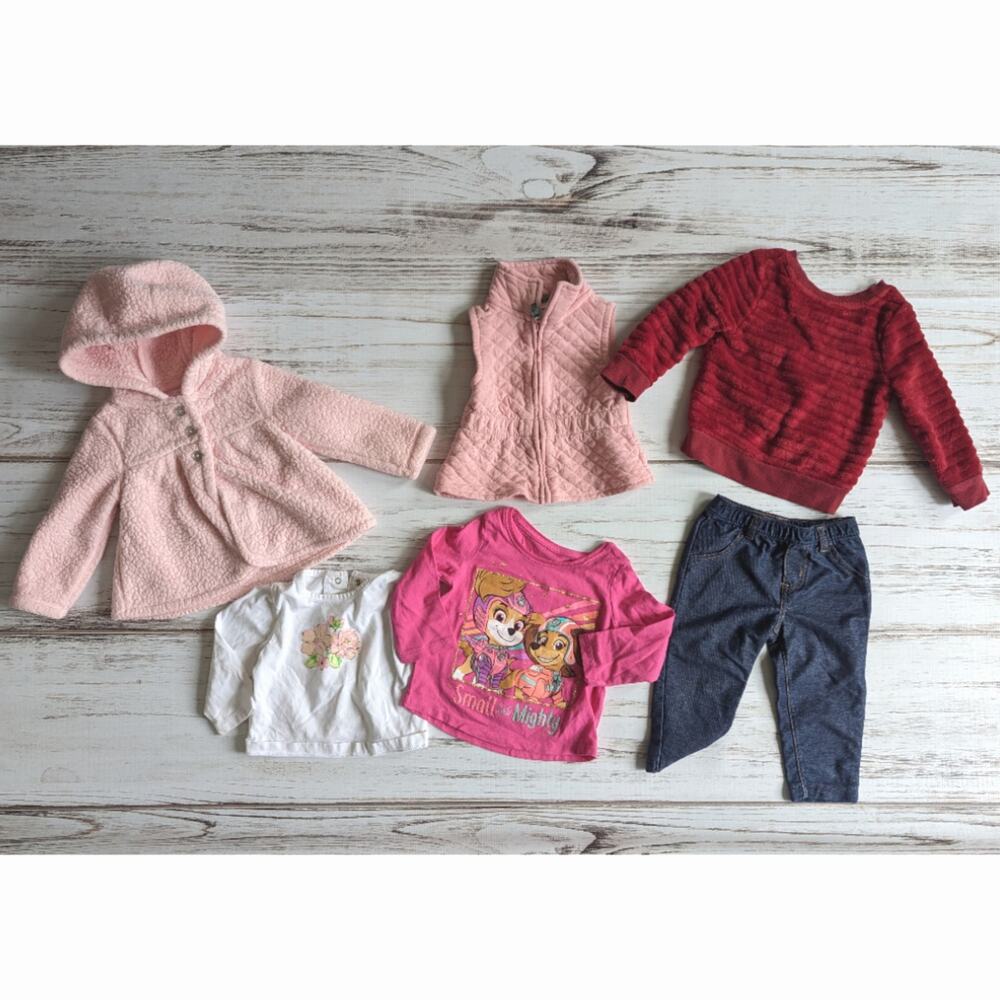 Girls Winter 6 piece bundle, sz 12M
